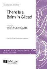 There Is a Balm in Gilead Four-Part choral sheet music cover